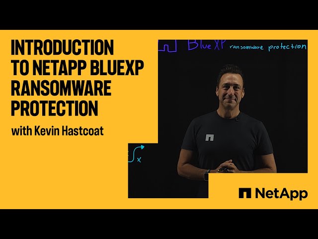 Introduction to NetApp BlueXP ransomware protection