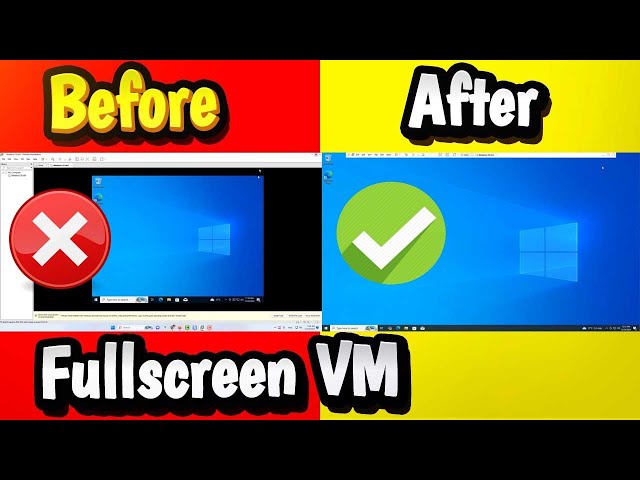 How To Full Screen In Vmware Workstation | How To Get Full Screen In Vmware Workstation