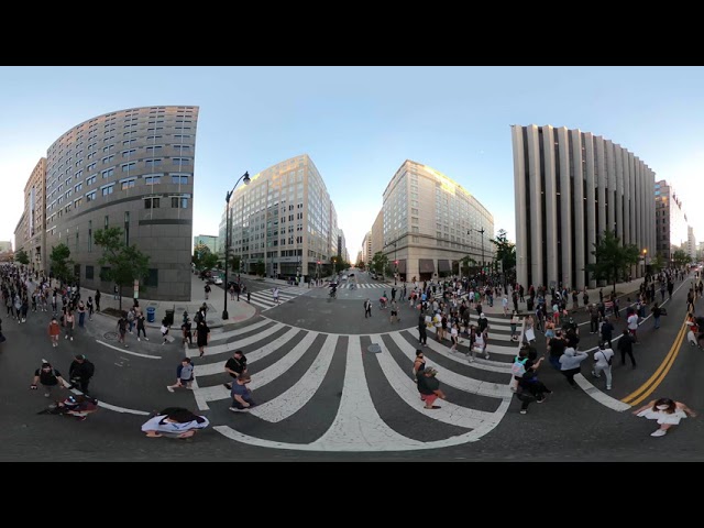 George Floyd protests in DC: 360 Video