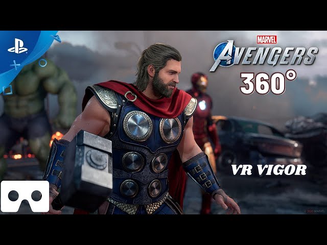 360 Video // Marvel Avengers Thor #avengers #thor #ps5gameplay