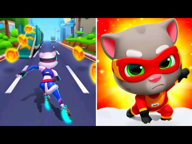 How To Talking Tom Hero Dash 🆚 Hero Dash Gameplay 🎮 |