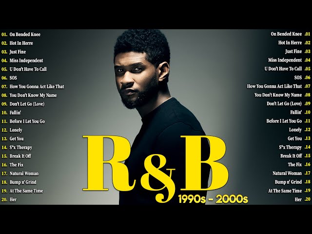 Usher, Boy II Men, Nelly, Mary J. Blige, Ne-yo, Rihanna, Alicia Keys - Best 90s 2000s R&B Music Hits