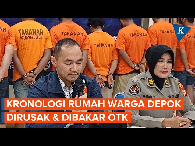 Pembakaran Rumah Warga di Depok Dipicu Selisih Paham Antar 2 Kelompok