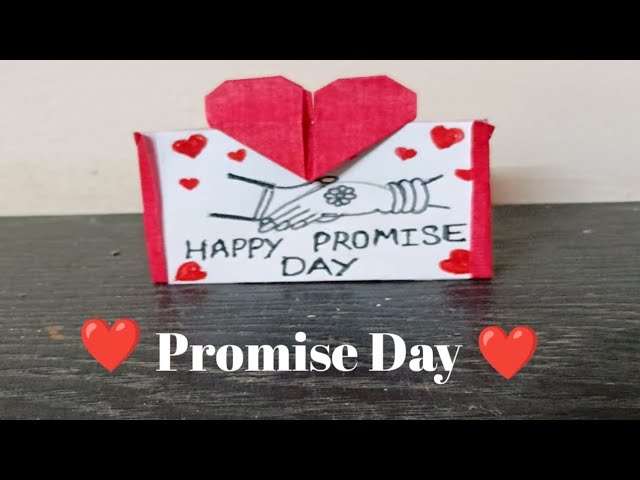 Handmade Promise Crafts | Promise Day Craft | Happy Promise Crafts | Special Occasion Crafts