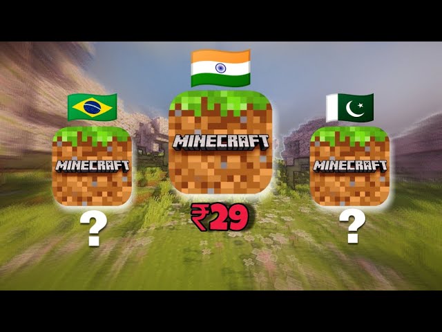 Minecraft price around the world | Where Minecraft is cheapest in the world