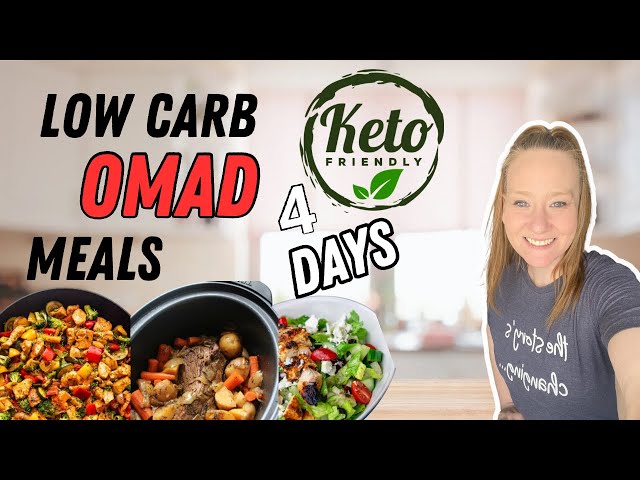 4 Days of Low Carb Keto Friendly OMAD meals| Simple One Meal A Day meals | What I Eat to Lose Weight