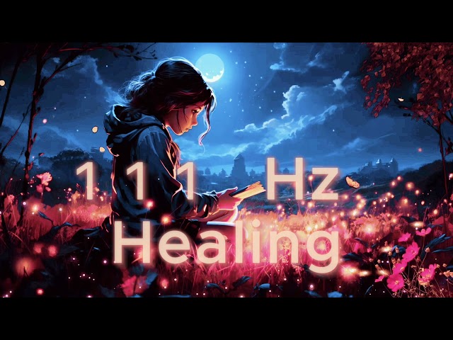 LOFIGIRL listens to healing sound of 111 HZ Frequency