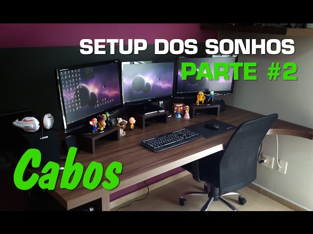 Como Organizar CABOS - SETUP DOS SONHOS - Parte #2 (Gaming Room)