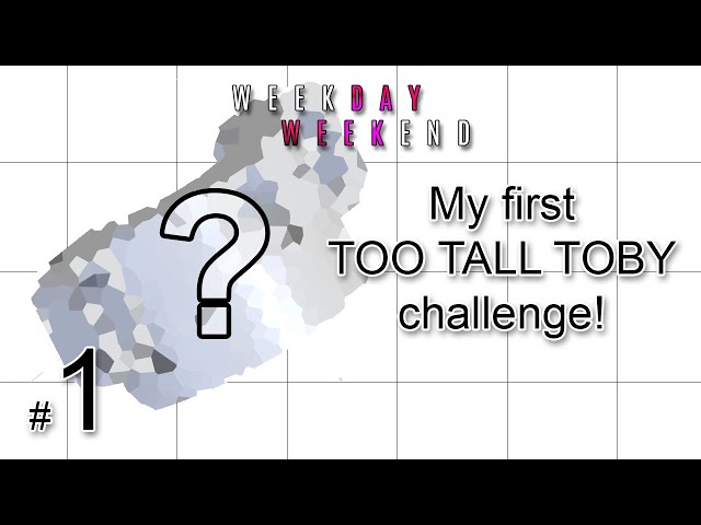 My first TTT Challenge! "HOLD DOWN" || Too Tall Toby Challenges #1