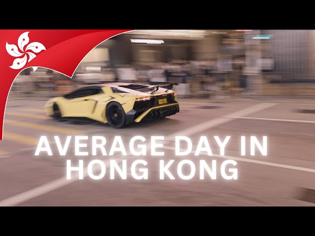 Just an AVERAGE day in Hong Kong! #cranksndpistons #hongkong #exotics