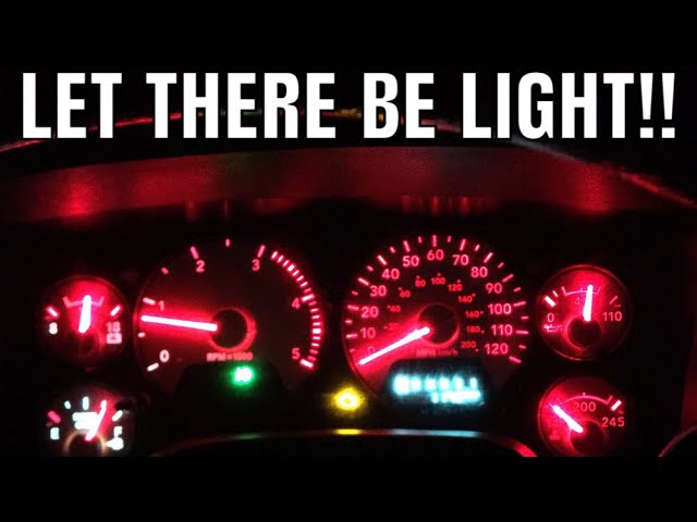 Cummins LED Instrument Cluster