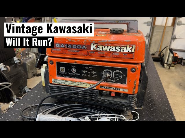 Vintage Kawasaki Generator - Will It Run?