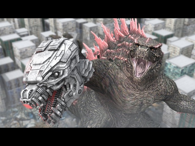 Godzilla Evolved vs mechagodzilla