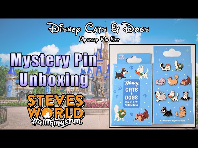 Disney Pin Unboxing | Disney Cats & Dogs