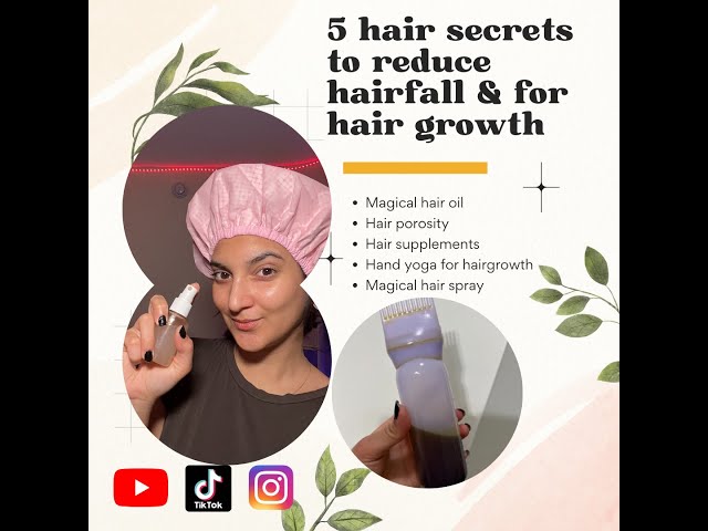 Episode -6 / 5 Secrets / reduce hairfall / promotes hairgrowth / personal experience / homeremedy