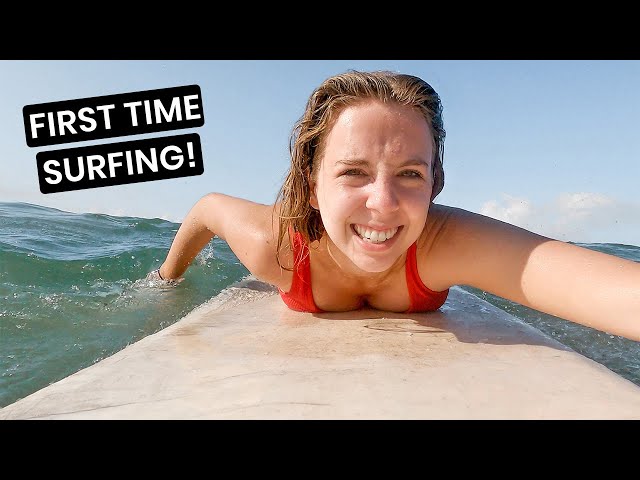 Self Taught BEGINNER SURFING COSTA RICA