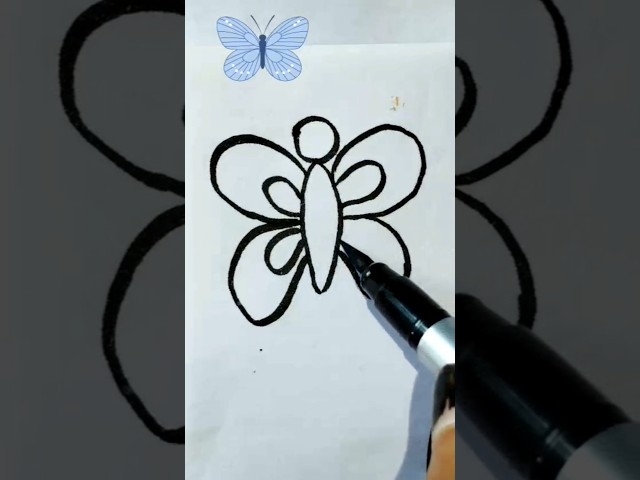 Butterfly 🦋 ~ mini wood toy / wood workingart skill / hand crafts #shorts