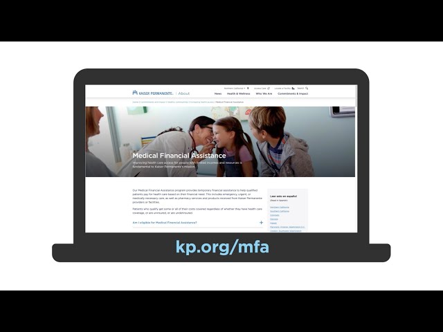 Medical Financial Assistance and How to Apply | Kaiser Permanente