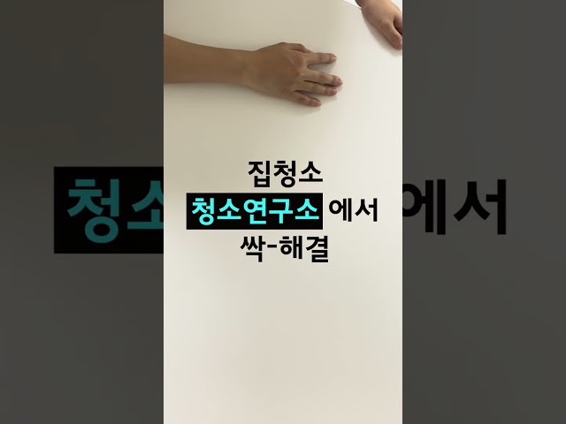 귀찮은 집청소 언제 제일 하기 싫나요?