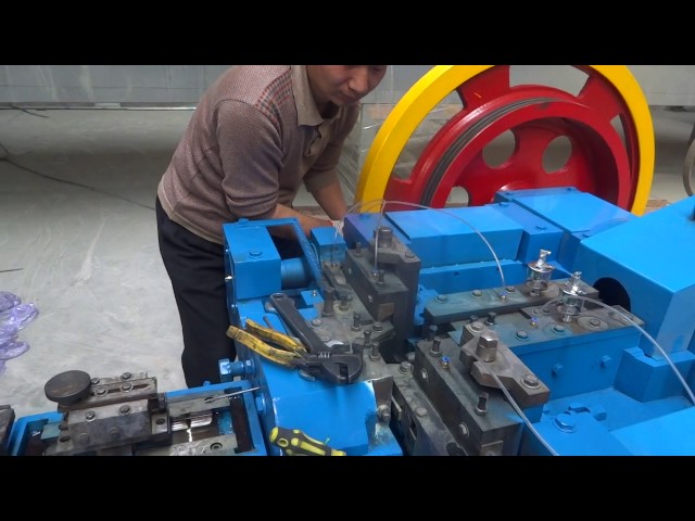 how to install steel wire Nail making machine