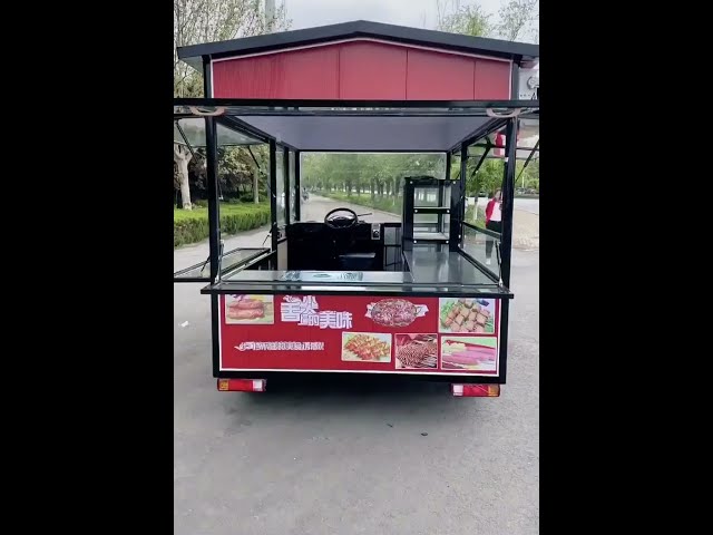 Fast food cart for smaller vendor