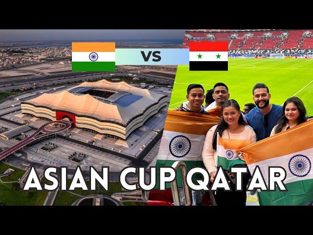 Asian Cup Qatar Vlog | India 🇮🇳 VS 🇸🇾 Syria | Suman’s Day Out