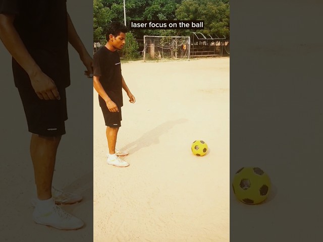 how to curve the ball #football #funny  #shorts #soccer