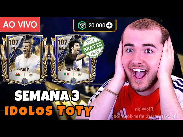 🔴SEMANA 3 DA TOTY🔴IDOLOS NOVOS NO FC MOBILE