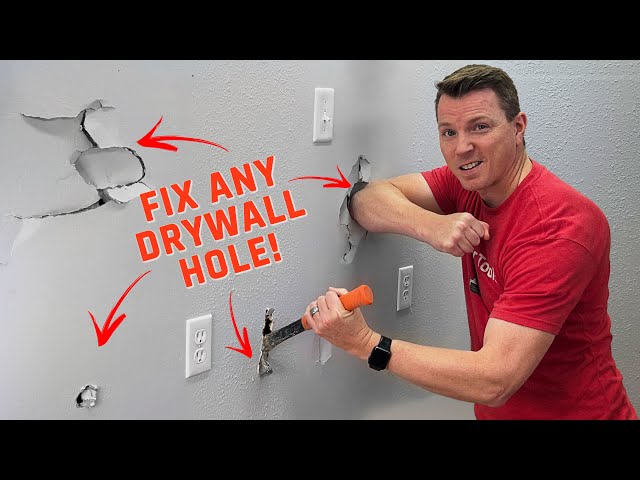 How to Fix Holes in Drywall - 4 Easy Methods