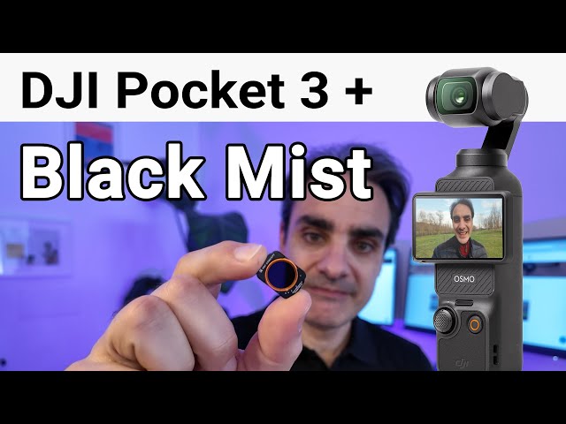 Black Mist Filter for DJI Pocket 3 | Soft portraits