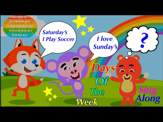 The Days Of The Week Learning Song on Kids Clues.