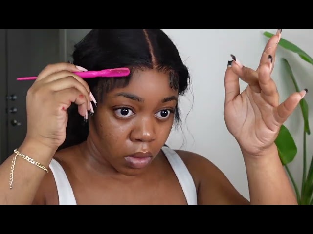 how to install T part wig for beginners