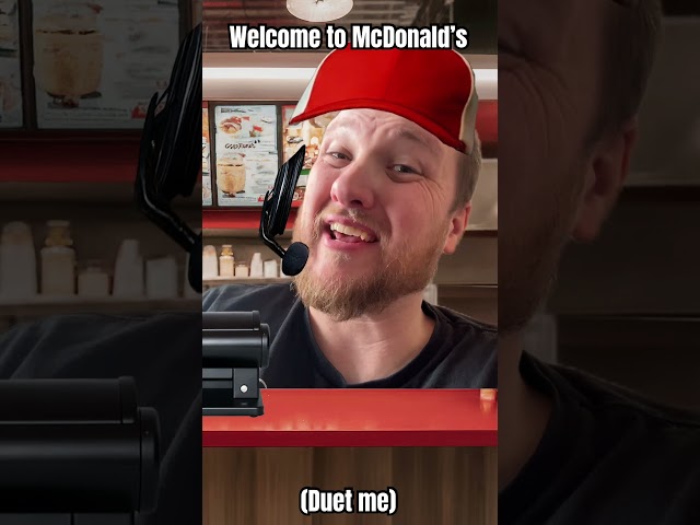 Welcome to McDonald’s 🍔