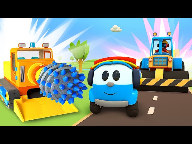 🔴Car cartoons full episodes & Street vehicles cartoon for kids. Leo the Truck & cars for kids.