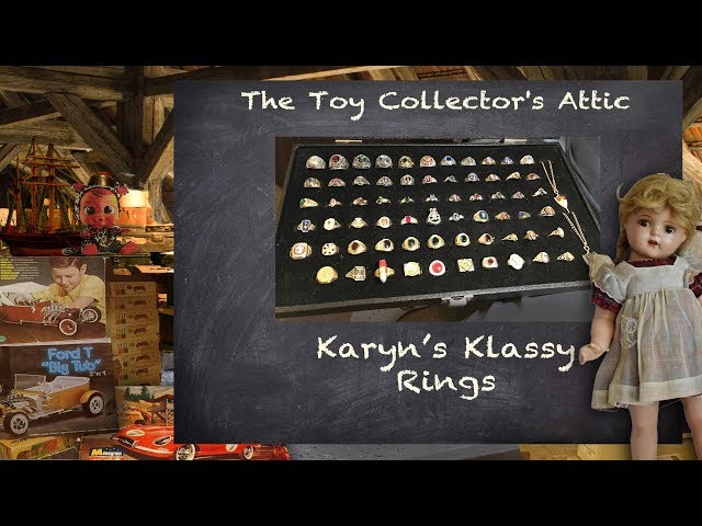 Collecting Class Rings and Kids Rings - Karyn's Unusual Hobby!