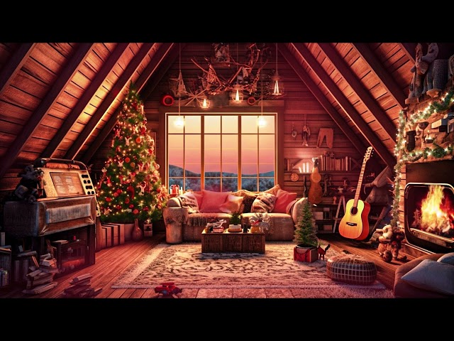 Desván Navidad Invierno Suave Melodías de Guitarra Suave y Sonidos Naturales Curación y Relajación