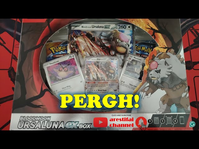 Unboxing POKEMON BLOODMOON URSALUNA EX Box