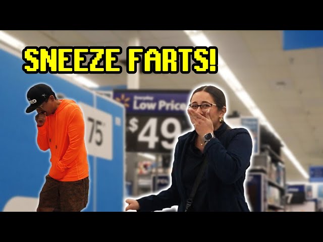 WETTEST Fart Prank! SNEEZE FARTS!