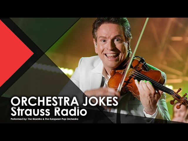 ORCHESTRA JOKES | Strauss Radio - The Maestro & The European Pop Orchestra (4K)