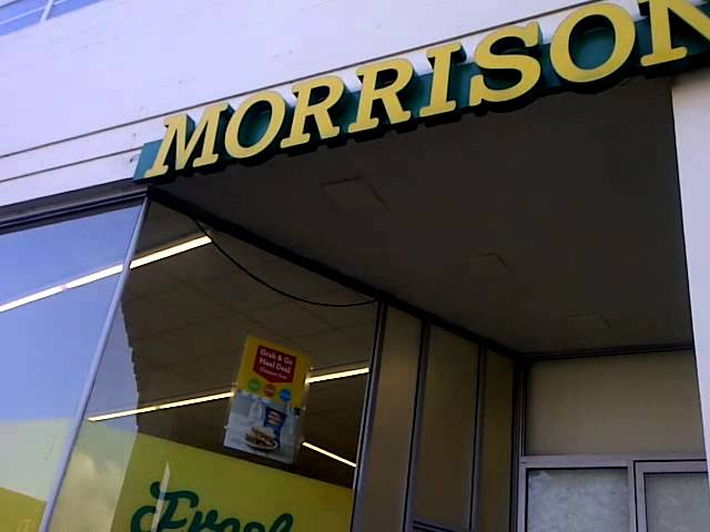 Blockbusters becomes Morrisons Local in Worthing Town Centre 2015!!