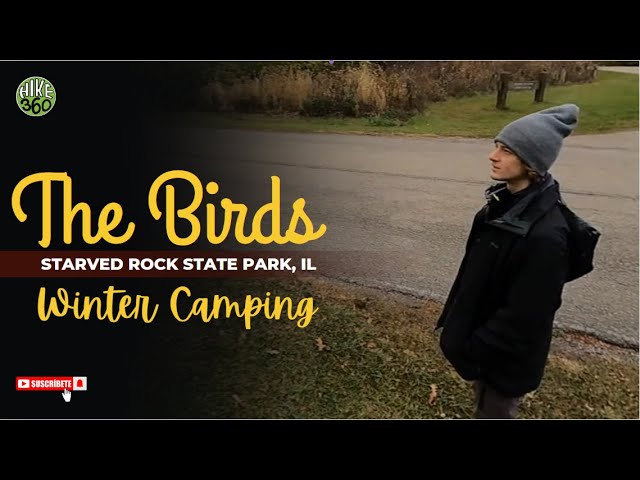 Starved Rock State Park, IL - Winter Camping The Birds (Hike 360° VR Video)