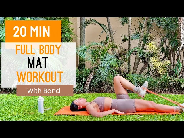 20 Min FULL BODY WORKOUT with WARM UP || FULL BODY WORKOUT At-Home with Band | Full Body Routine