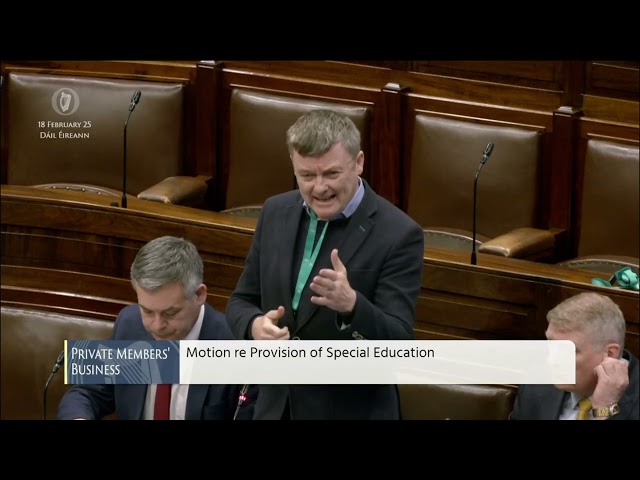 Sinn Féin Dáil Motion on Special Education 18 Feb 2025.