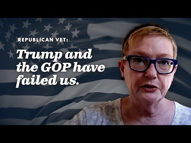 This veteran voted Republican for 40 years. Donald Trump changed that.