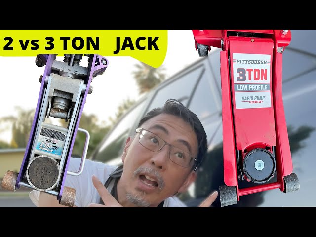 2 Ton vs 3 Ton Hydraulic Jack? Lifting (Or Not) My Lexus IS300 By The Front Center Lift Point