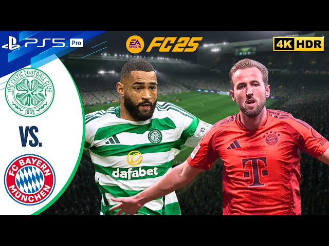 Celtic vs FC Bayern Munchen | UEFA Champions League 24/25 Full Match | FC 25 | PS5 Pro [4K60]