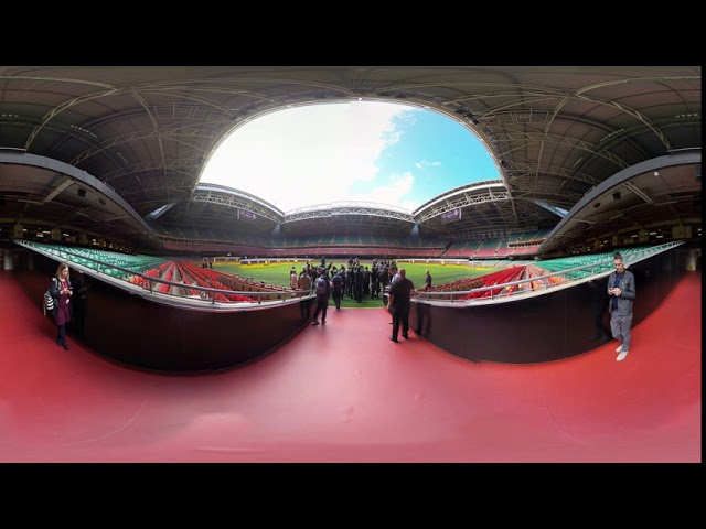 Joshua vs Pulev: Principality Stadium Pitch-side (360°/Virtual Reality)