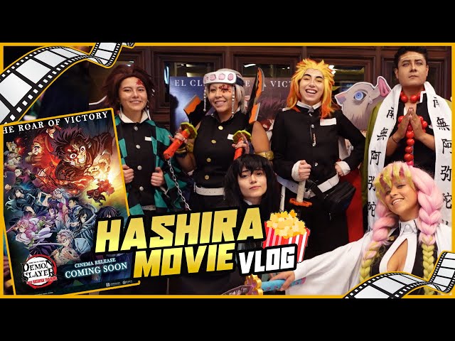 Los PILARES van a ver su NUEVA PELÍCULA- 🍿 - 【KNY/ COSPLAY VLOG】 🎬 The Hashira Training