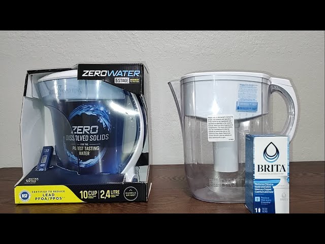 Zero Water & Brita Filtros de agua.  Cual es el mejor ?