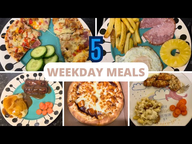 UK MEALS OF THE WEEK|EASY EVENING MEALS|WHAT WE ATE IN A WEEK|Talia Elizabeth